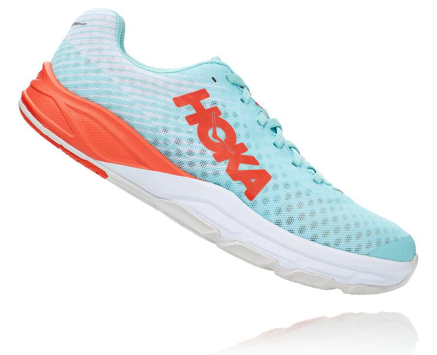 Hoka One One Hardloopschoenen Dames - Evo Carbon Rocket - Blauw - UX7426815